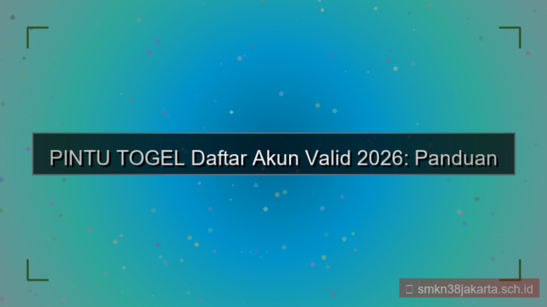 desain PINTU TOGEL daftar akun valid 2026
