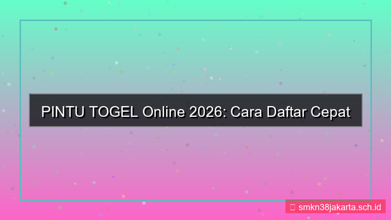 visual PINTU TOGEL daftar cepat via online 2026