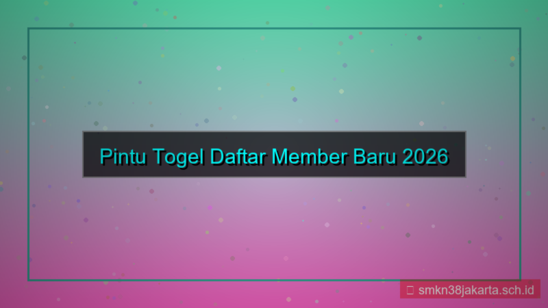 PINTU TOGEL daftar member baru 2026