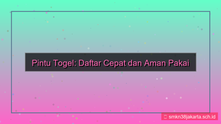 ilustrasi PINTU TOGEL daftar pakai google