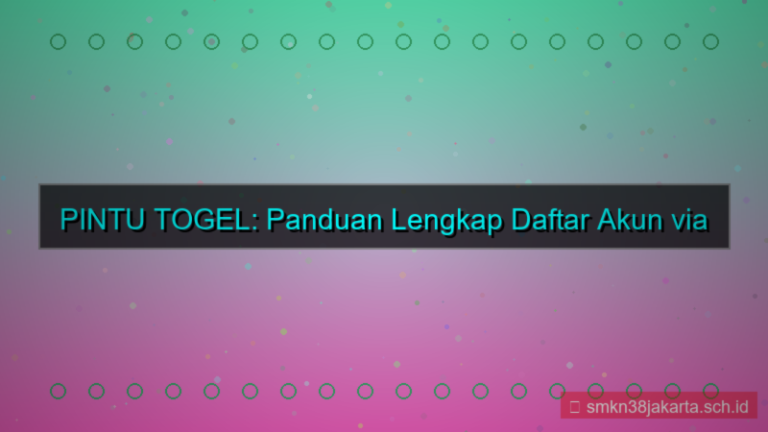 tampilan PINTU TOGEL daftar via aplikasi