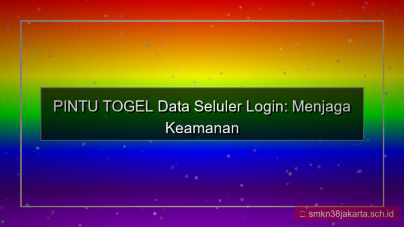 PINTU TOGEL data seluler login