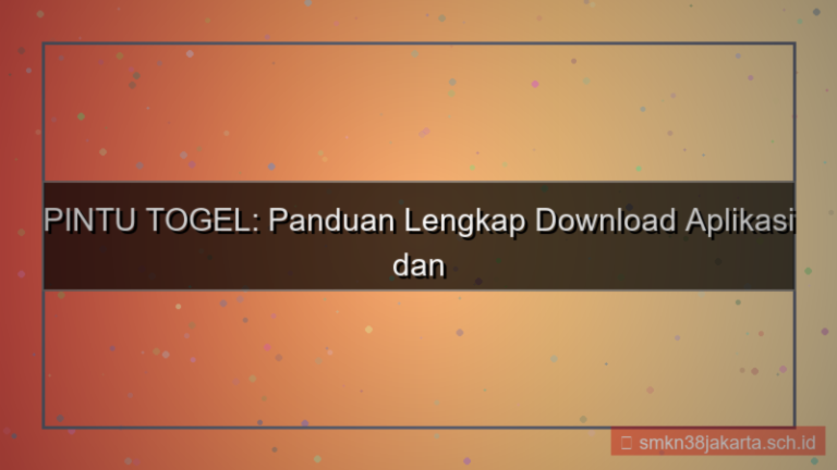 PINTU TOGEL download aplikasi login