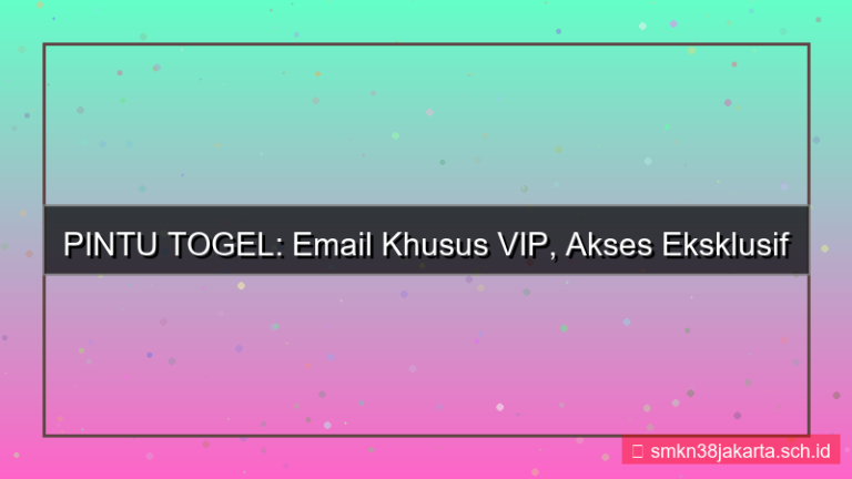 desain PINTU TOGEL email khusus vip