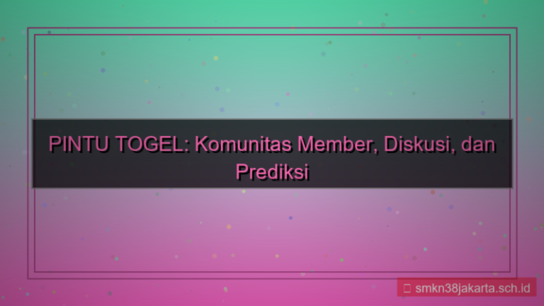 ilustrasi PINTU TOGEL forum diskusi member