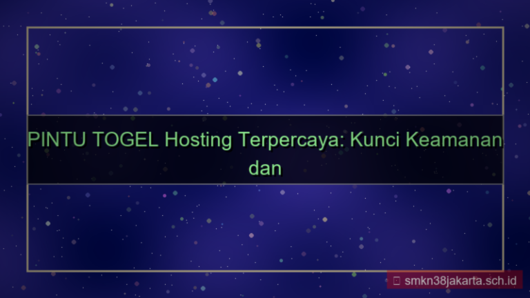PINTU TOGEL hosting terpercaya