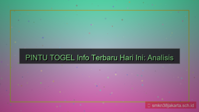 visual PINTU TOGEL info terbaru hari ini
