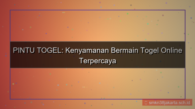 visual PINTU TOGEL kenyamanan bermain pintutogel