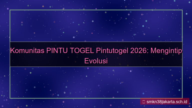 PINTU TOGEL komunitas pintutogel 2026