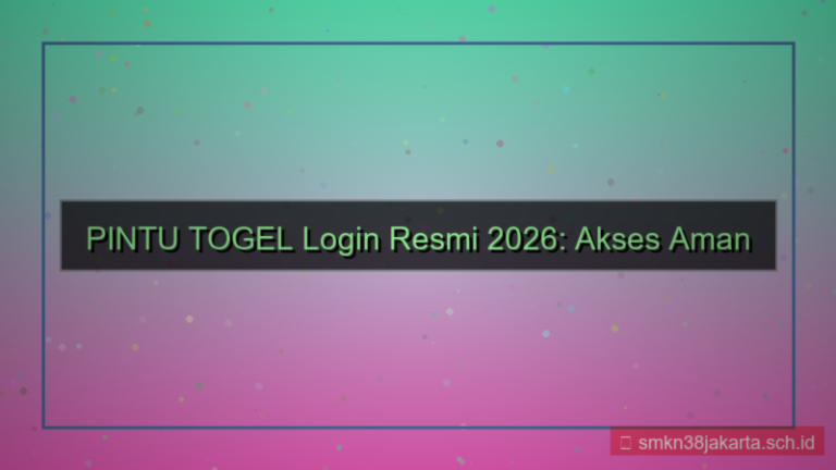 desain PINTU TOGEL link login resmi 2026