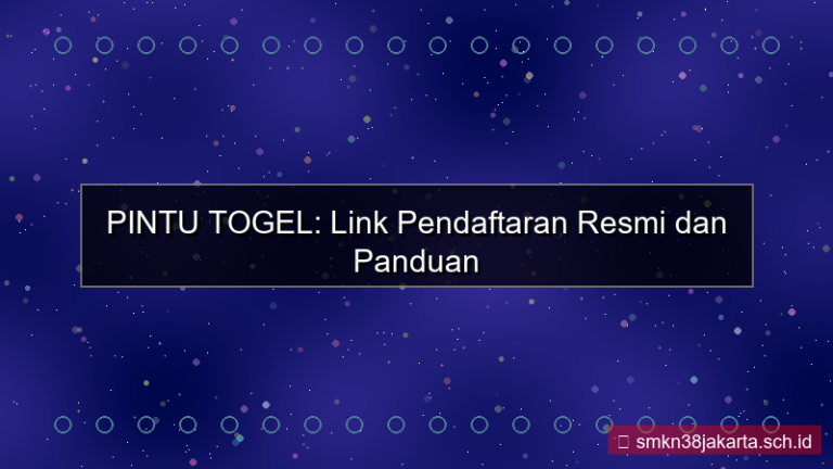visual PINTU TOGEL link pendaftaran resmi