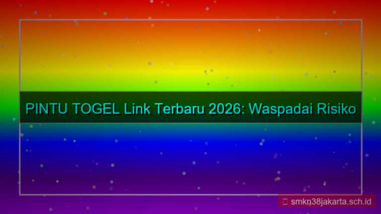 ilustrasi PINTU TOGEL link terbaru hari ini 2026