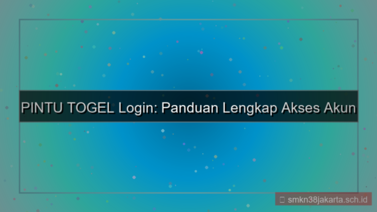 visual PINTU TOGEL login dengan akun aktif 2026