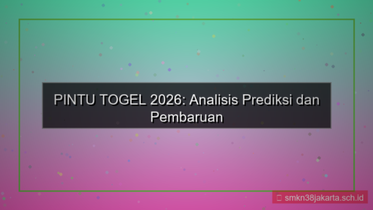 PINTU TOGEL newsletter update 2026
