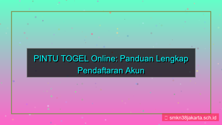 visual PINTU TOGEL pendaftaran 2026 online