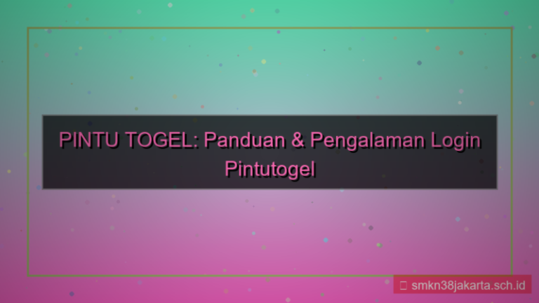 gambar PINTU TOGEL pengalaman login pintutogel