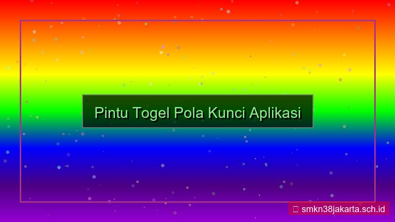 ilustrasi PINTU TOGEL pola kunci aplikasi