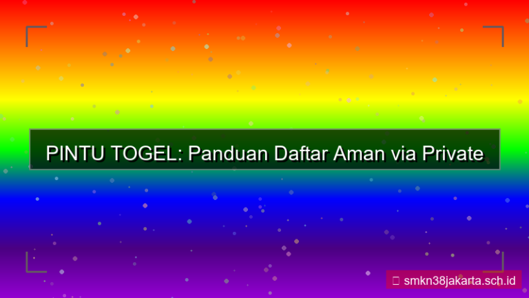 tampilan PINTU TOGEL private window daftar