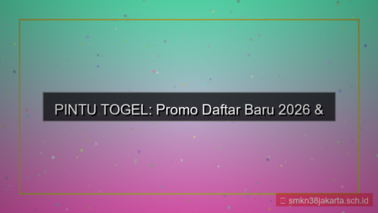 konten PINTU TOGEL promo daftar baru 2026