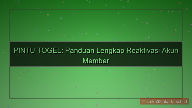 gambar PINTU TOGEL reaktivasi akun member