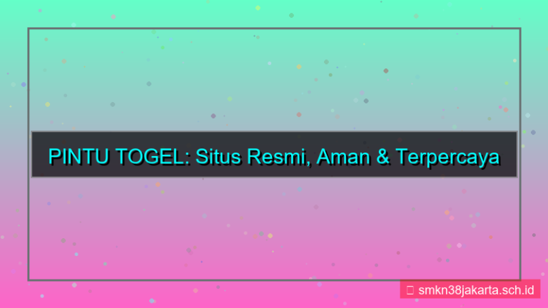 ilustrasi PINTU TOGEL situs resmi pintutogel indonesia