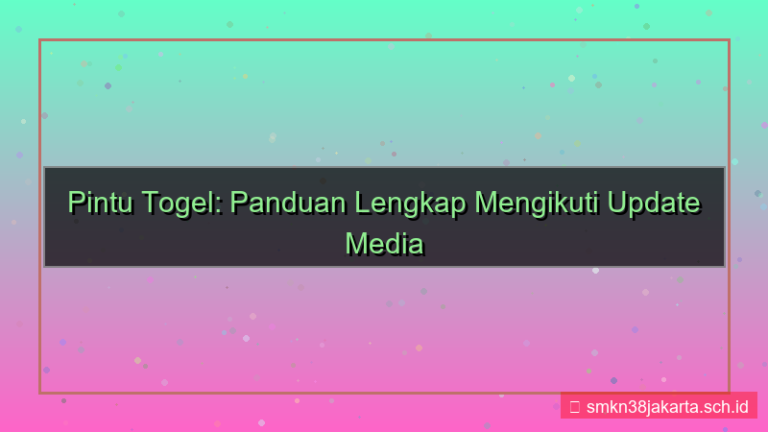 konten PINTU TOGEL sosial media update