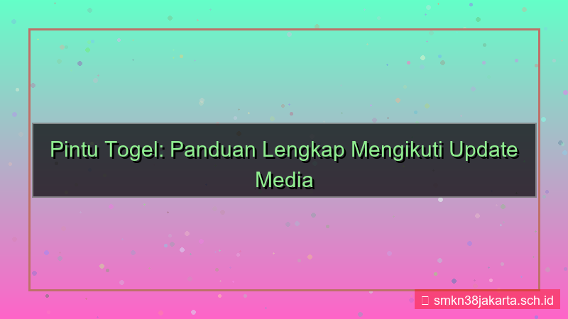 konten PINTU TOGEL sosial media update