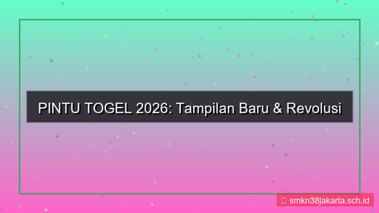 PINTU TOGEL tampilan baru 2026