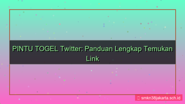 konten PINTU TOGEL twitter update link