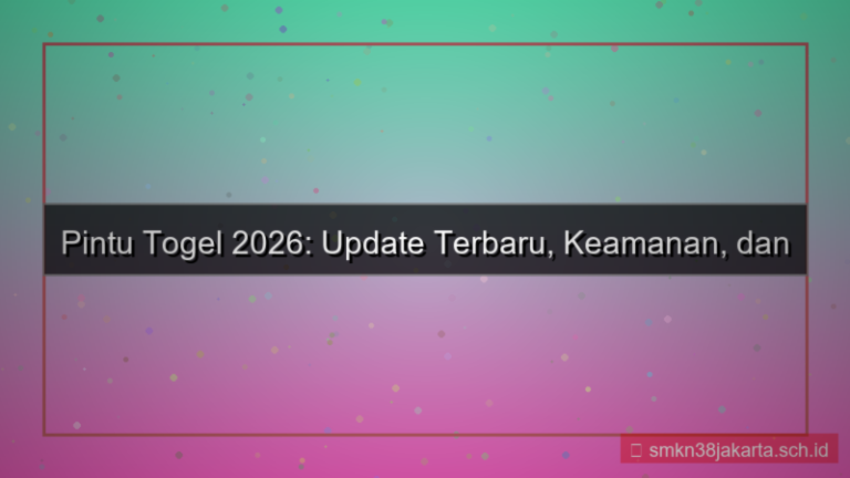 PINTU TOGEL update 2026 terbaru