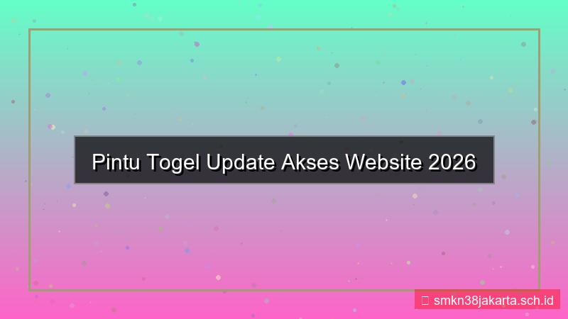 visual PINTU TOGEL update akses website 2026