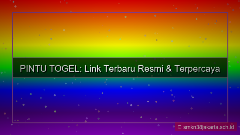 ilustrasi PINTU TOGEL update link terbaru 2026