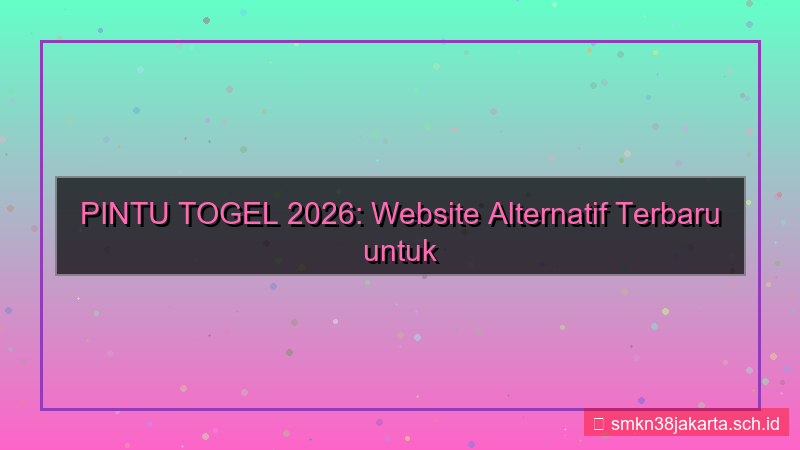 konten PINTU TOGEL website alternatif terbaru 2026