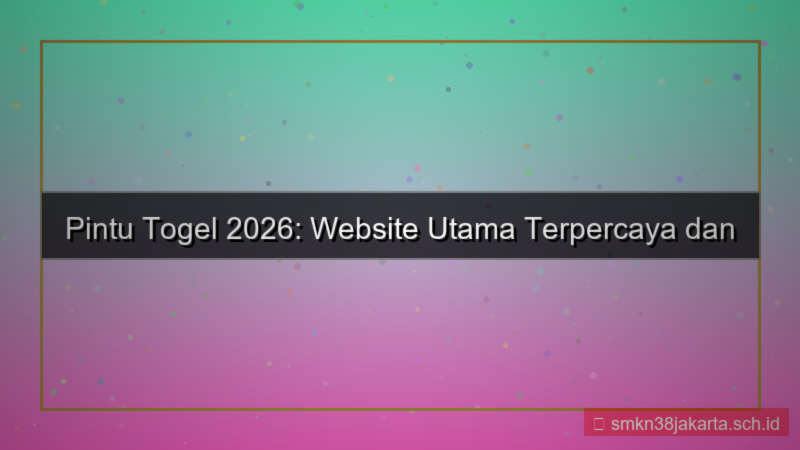 gambar PINTU TOGEL website utama pintutogel 2026