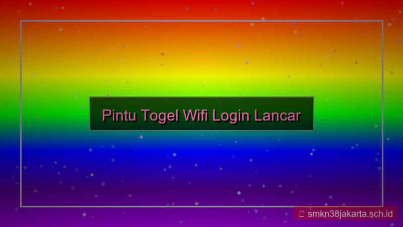 desain PINTU TOGEL wifi login lancar