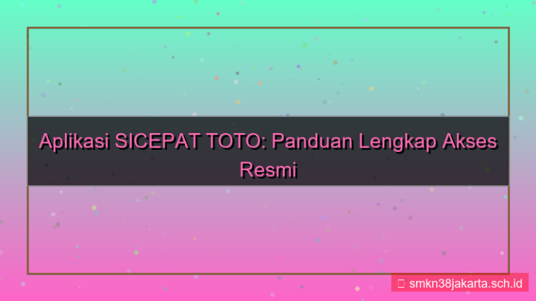 gambar SICEPAT TOTO akses via aplikasi