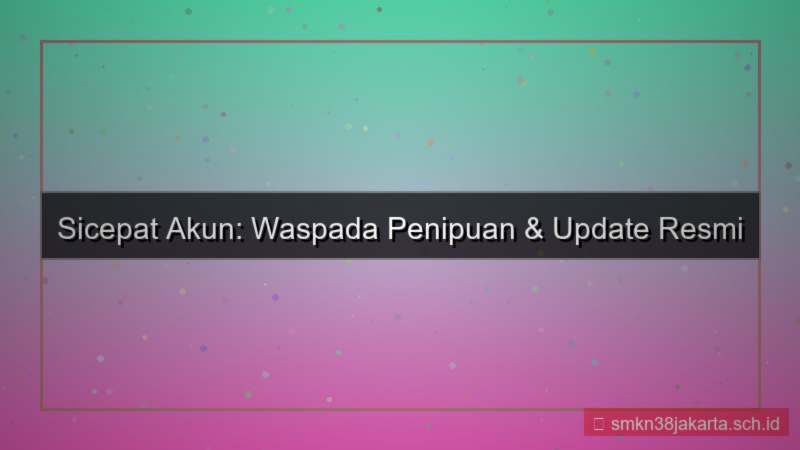 SICEPAT TOTO akun update terbaru 2026