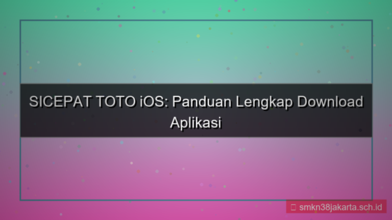 visual SICEPAT TOTO app ios sicepattoto