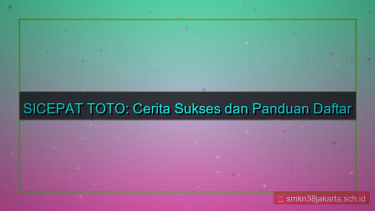 desain SICEPAT TOTO cerita sukses daftar sicepattoto