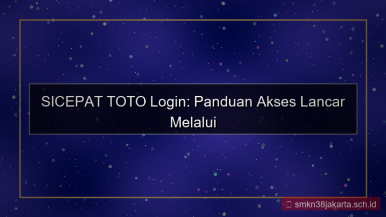 SICEPAT TOTO chrome login lancar