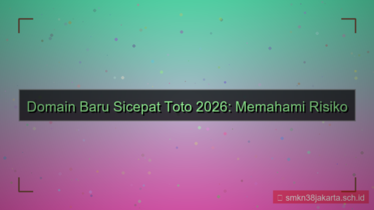 visual SICEPAT TOTO domain baru 2026