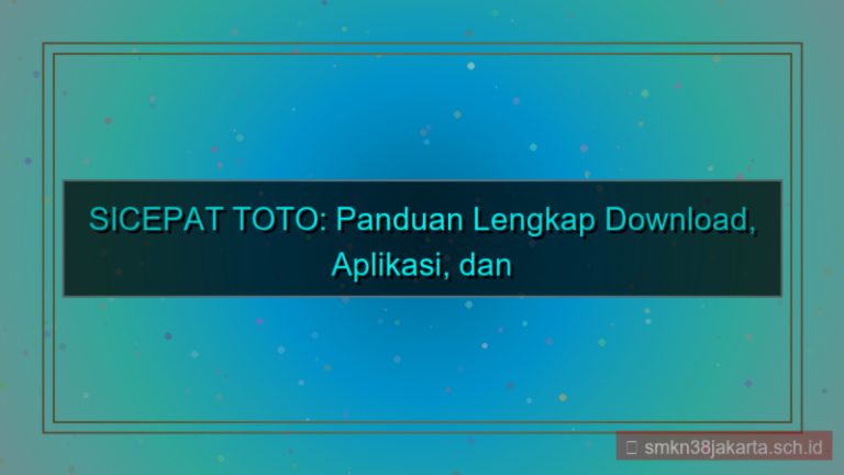 visual SICEPAT TOTO download aplikasi login