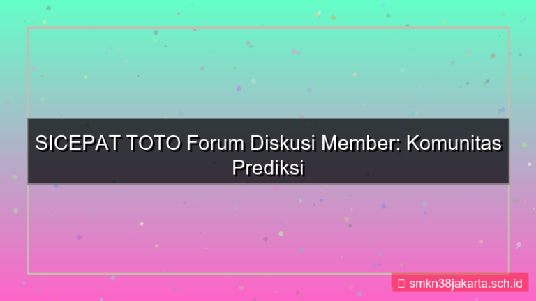 desain SICEPAT TOTO forum diskusi member