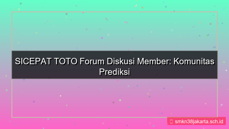 desain SICEPAT TOTO forum diskusi member