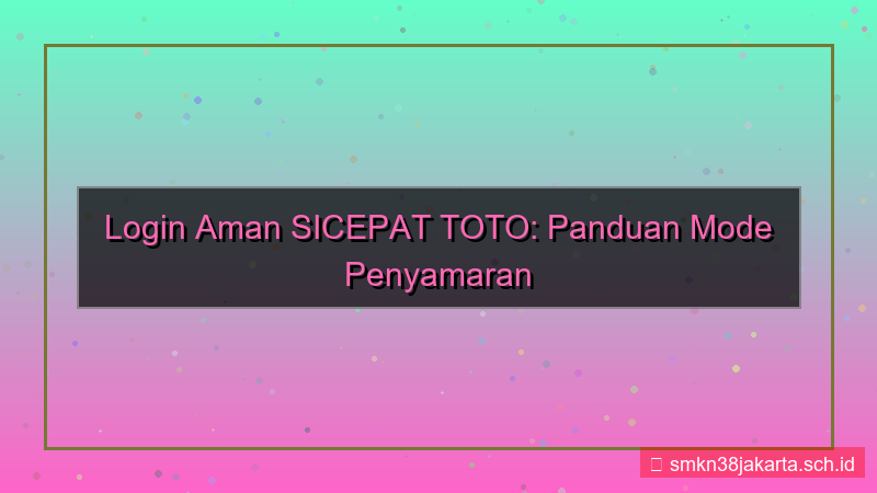 gambar SICEPAT TOTO incognito mode login
