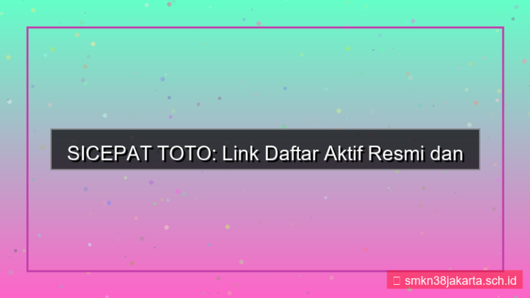gambar SICEPAT TOTO link daftar aktif
