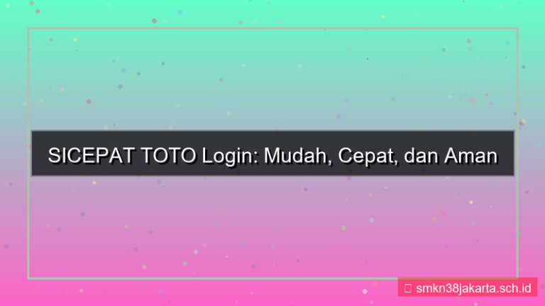 desain SICEPAT TOTO login pakai facebook