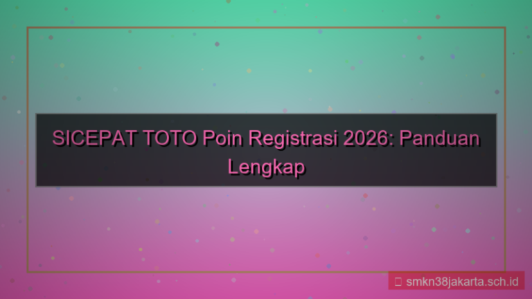 desain SICEPAT TOTO poin registrasi 2026