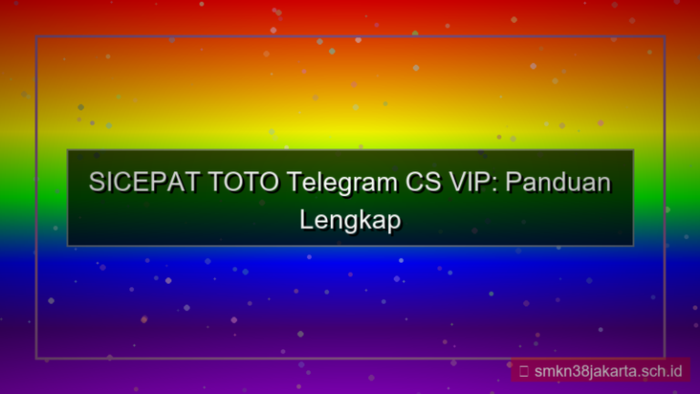 gambar SICEPAT TOTO telegram cs vip