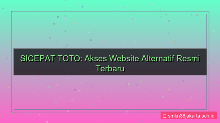 desain SICEPAT TOTO website alternatif terbaru 2026